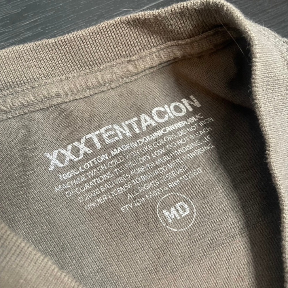 XXXTentacion The Revenge Tour Live From Atlanta Graphic T-Shirt Brown Medium - Picture 3 of 3
